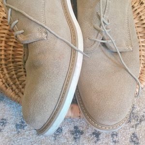 👡 J.D. Fisk Laced Suede Oxford Shoes